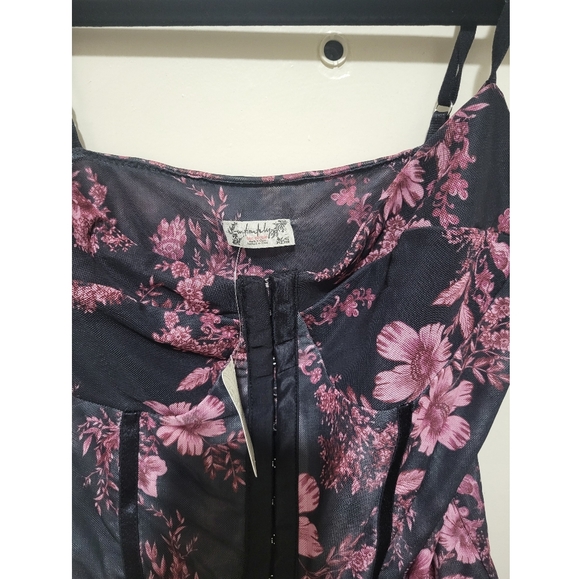 NWT Intimately FP Floral Mesh Bodysuit - Picture 9 of 10